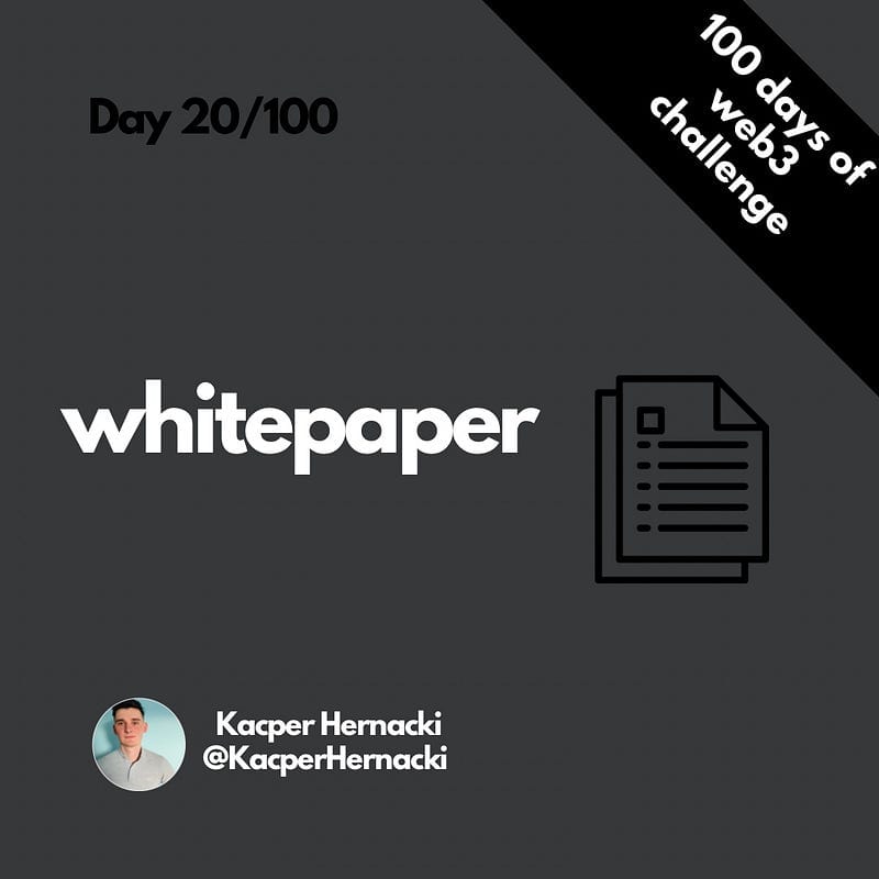 What is a crypto whitepaper and how to write it?