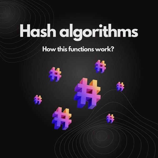 Hash algorithms — blockchain fundamental