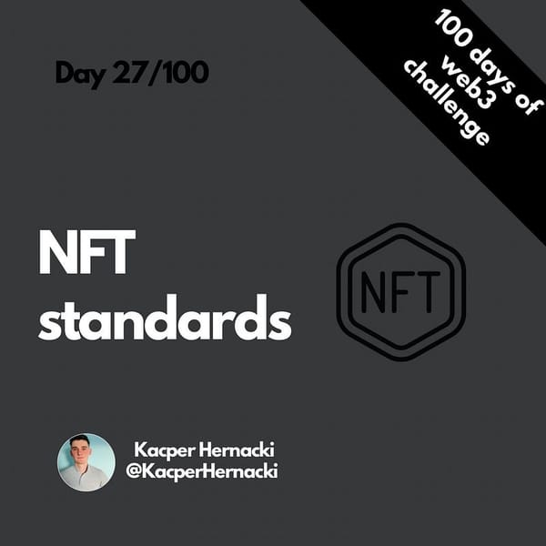 What is a standard for an NFT (ERC-721, ERC-1155)?